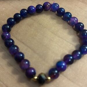 #109 Purple Agate Bracelet 8mm NEW ARRIVAL